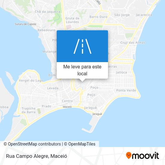 Rua Campo Alegre mapa