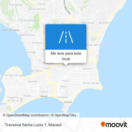 Travessa Santa Luzia 1 mapa