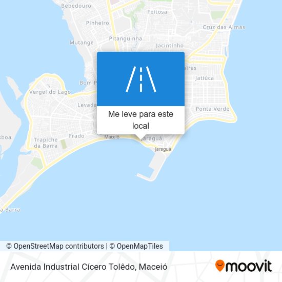 Avenida Industrial Cícero Tolêdo mapa