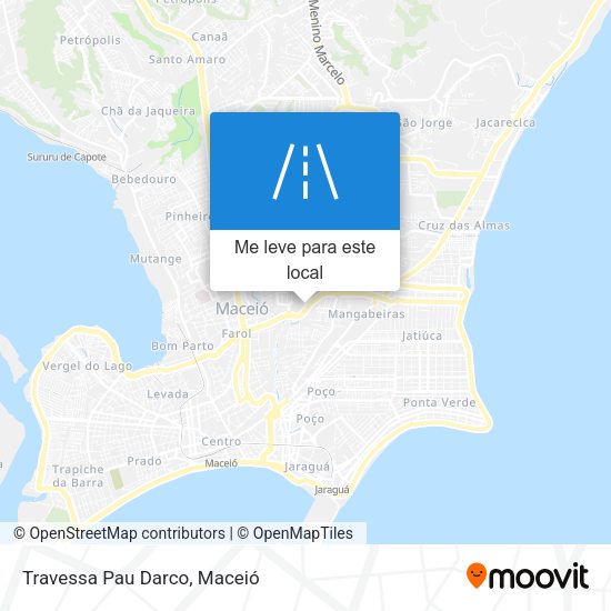 Travessa Pau Darco mapa