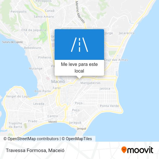 Travessa Formosa mapa