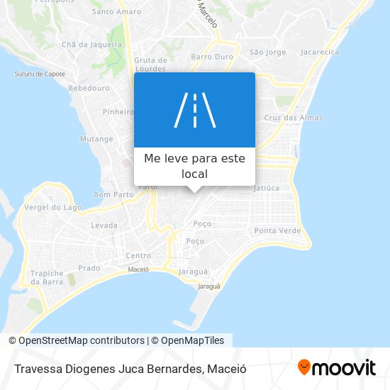 Travessa Diogenes Juca Bernardes mapa