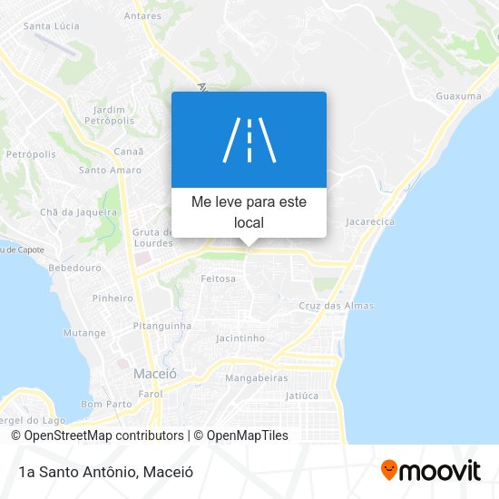 1a Santo Antônio mapa