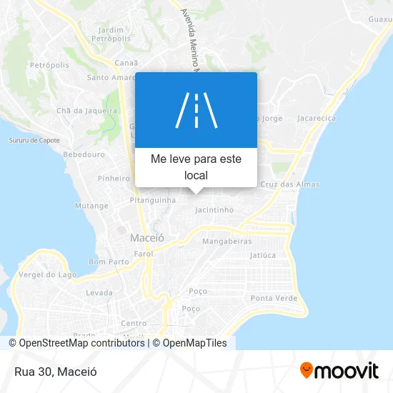 Rua 30 mapa