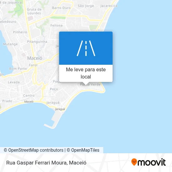 Rua Gaspar Ferrari Moura mapa