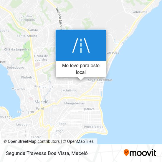Segunda Travessa Boa Vista mapa