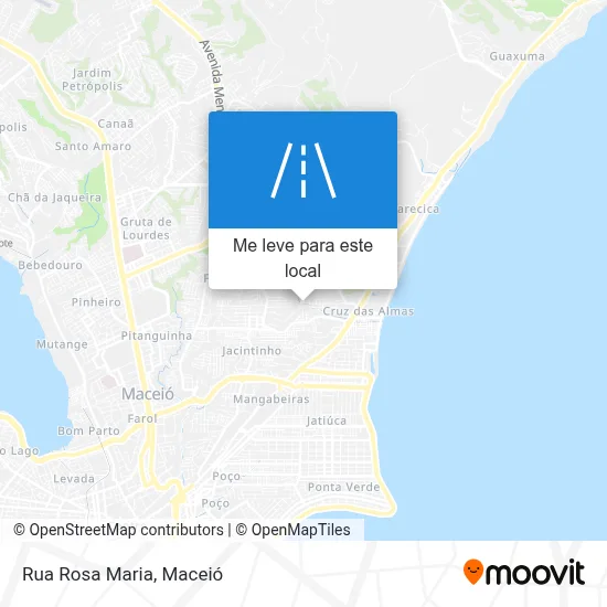 Rua Rosa Maria mapa