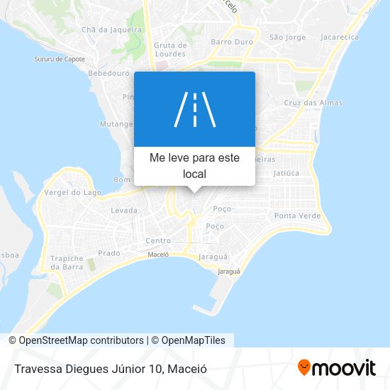 Travessa Diegues Júnior 10 mapa