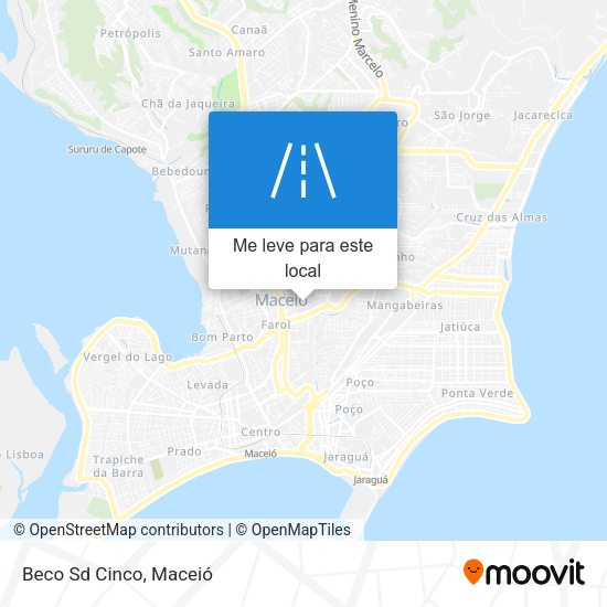 Beco Sd Cinco mapa