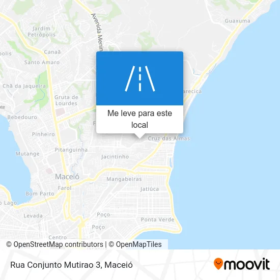 Rua Conjunto Mutirao 3 mapa