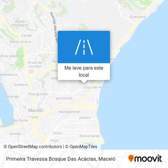 Primeira Travessa Bosque Das Acácias mapa