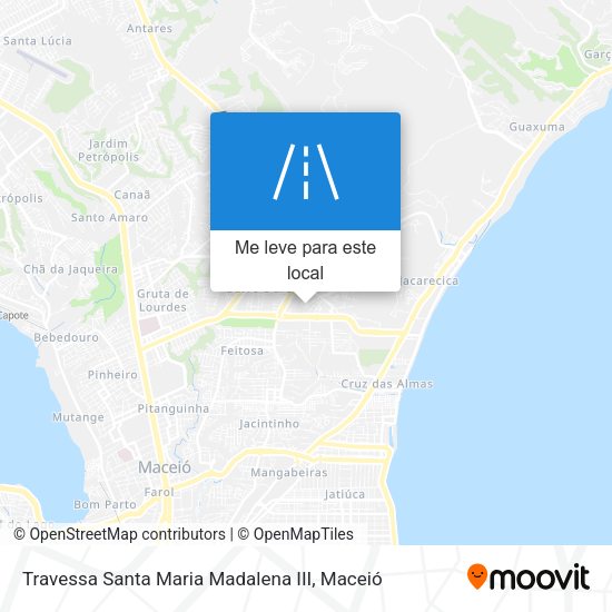 Travessa Santa Maria Madalena III mapa