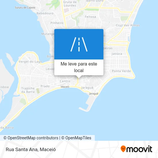Rua Santa Ana mapa