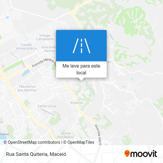 Rua Santa Quiteria mapa