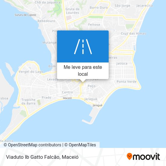 Viaduto Ib Gatto Falcão mapa