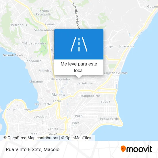 Rua Vinte E Sete mapa