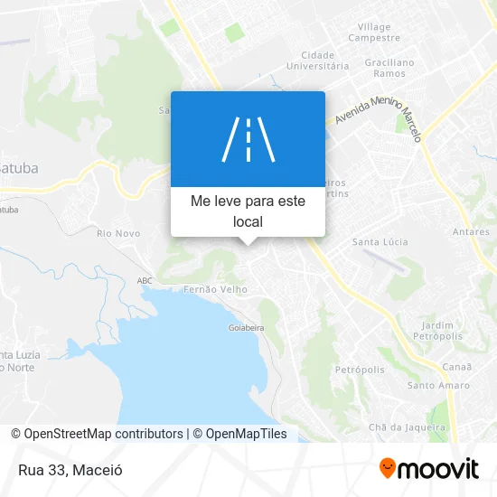Rua 33 mapa