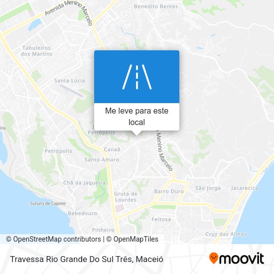 Travessa Rio Grande Do Sul Três mapa