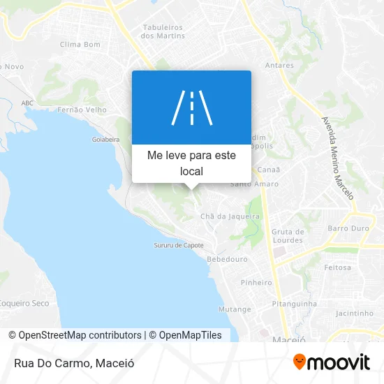 Rua Do Carmo mapa
