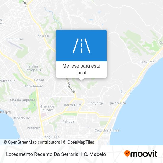 Loteamento Recanto Da Serraria 1 C mapa