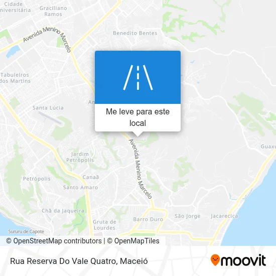 Rua Reserva Do Vale Quatro mapa