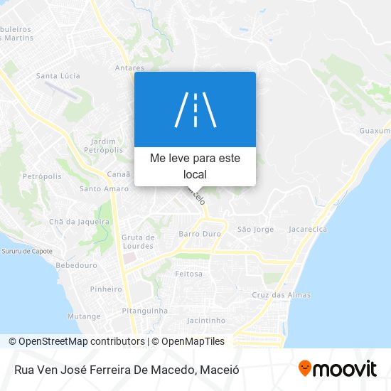 Rua Ven José Ferreira De Macedo mapa