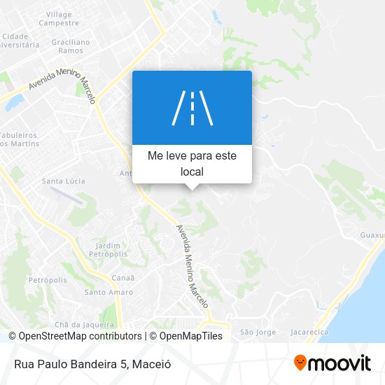 Rua Paulo Bandeira 5 mapa