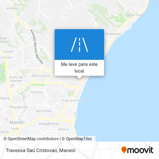 Travessa Sao Cristovao mapa