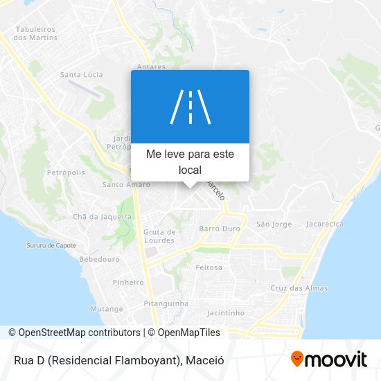 Rua D (Residencial Flamboyant) mapa
