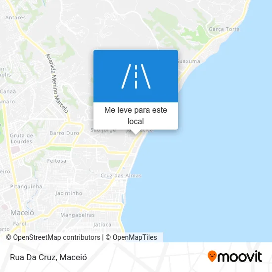Rua Da Cruz mapa