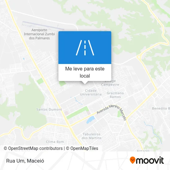 Rua Um mapa