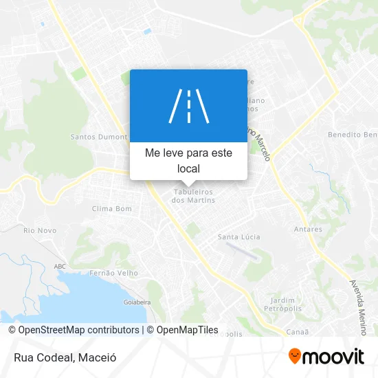 Rua Codeal mapa