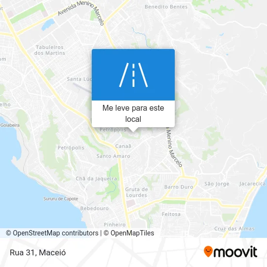 Rua 31 mapa