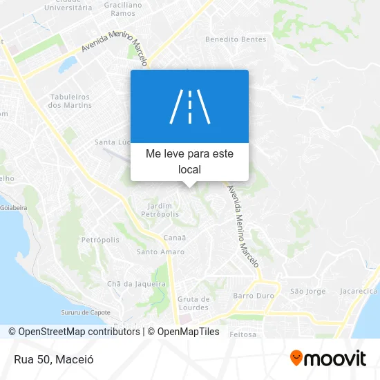 Rua 50 mapa