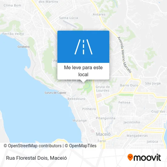 Rua Florestal Dois mapa