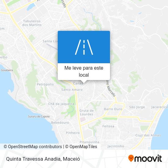 Quinta Travessa Anadia mapa