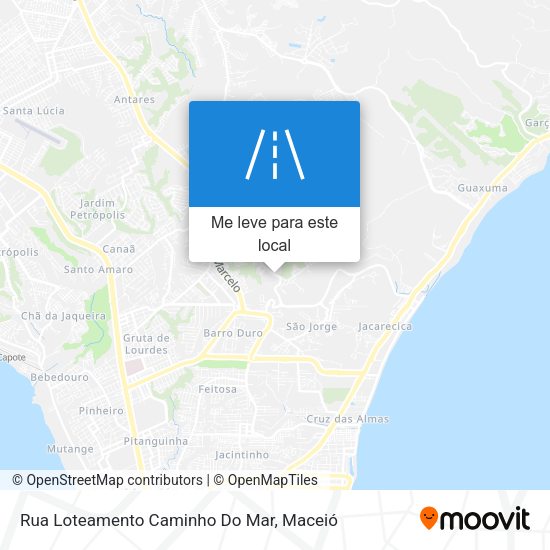 Rua Loteamento Caminho Do Mar mapa