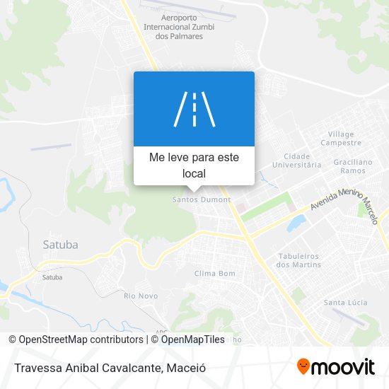 Travessa Anibal Cavalcante mapa