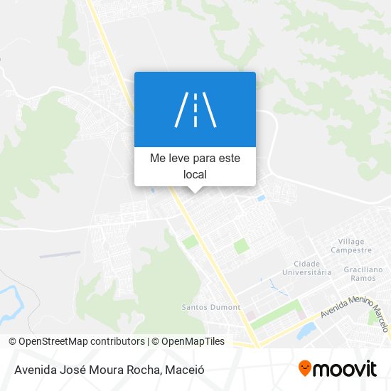 Avenida José Moura Rocha mapa