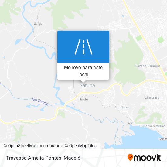 Travessa Amelia Pontes mapa
