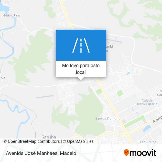 Avenida José Manhaes mapa