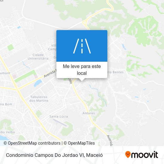 Condominio Campos Do Jordao VI mapa