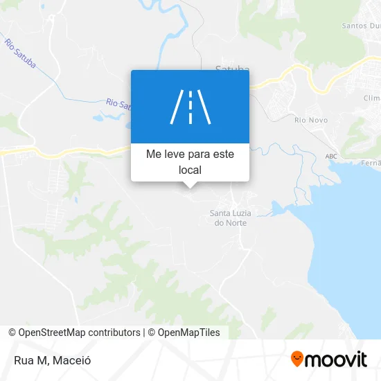 Rua M mapa