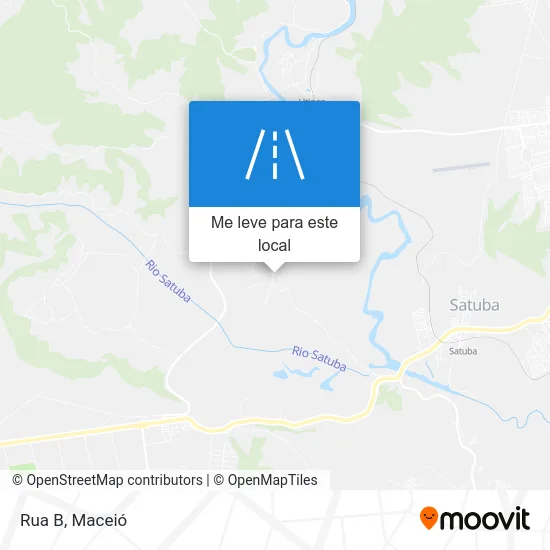 Rua B mapa