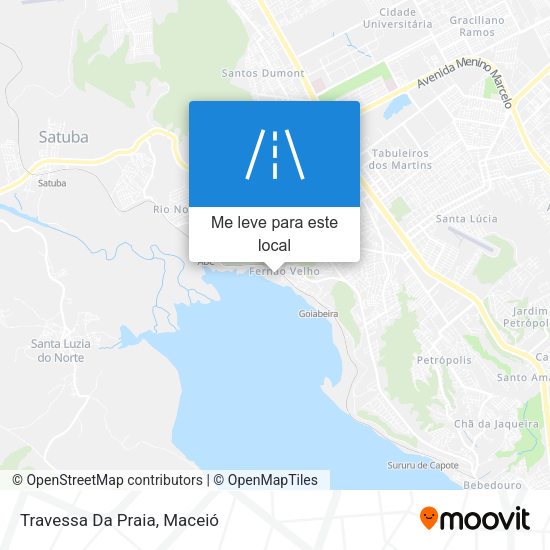Travessa Da Praia mapa