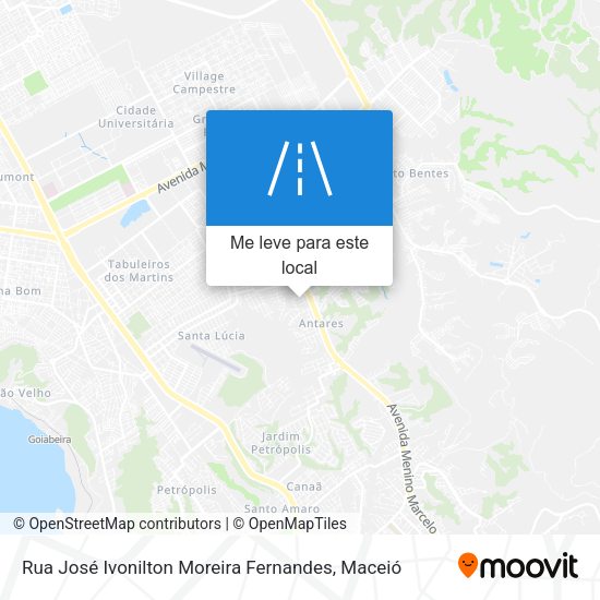 Rua José Ivonilton Moreira Fernandes mapa