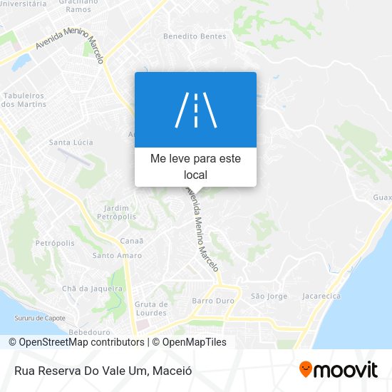 Rua Reserva Do Vale Um mapa
