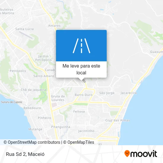 Rua Sd 2 mapa