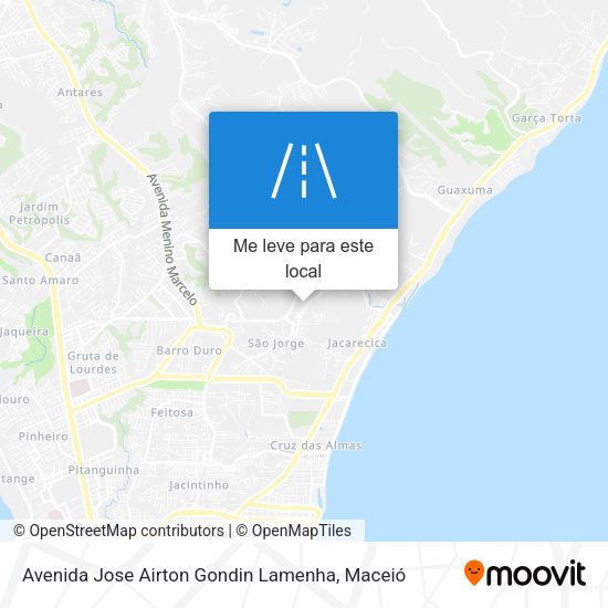 Avenida Jose Airton Gondin Lamenha mapa