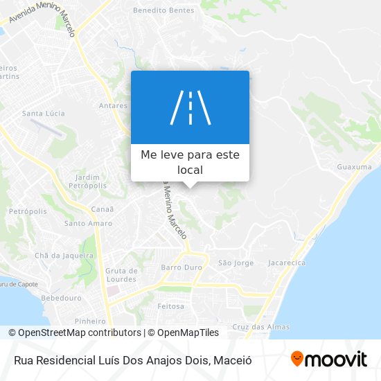 Rua Residencial Luís Dos Anajos Dois mapa